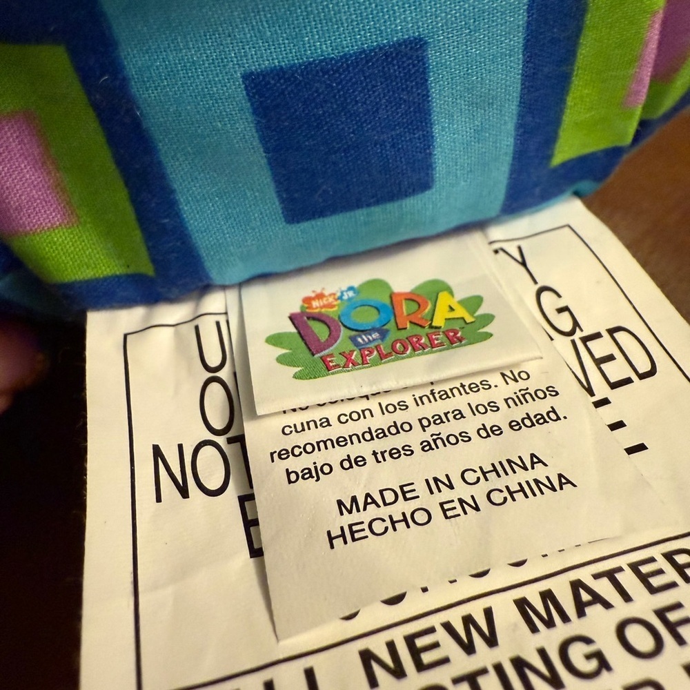 Dora The Explorer Vintage 2003 Lounger Pillow Stuffed Plush Chair RARE WITH TAG - Picture 7 of 16